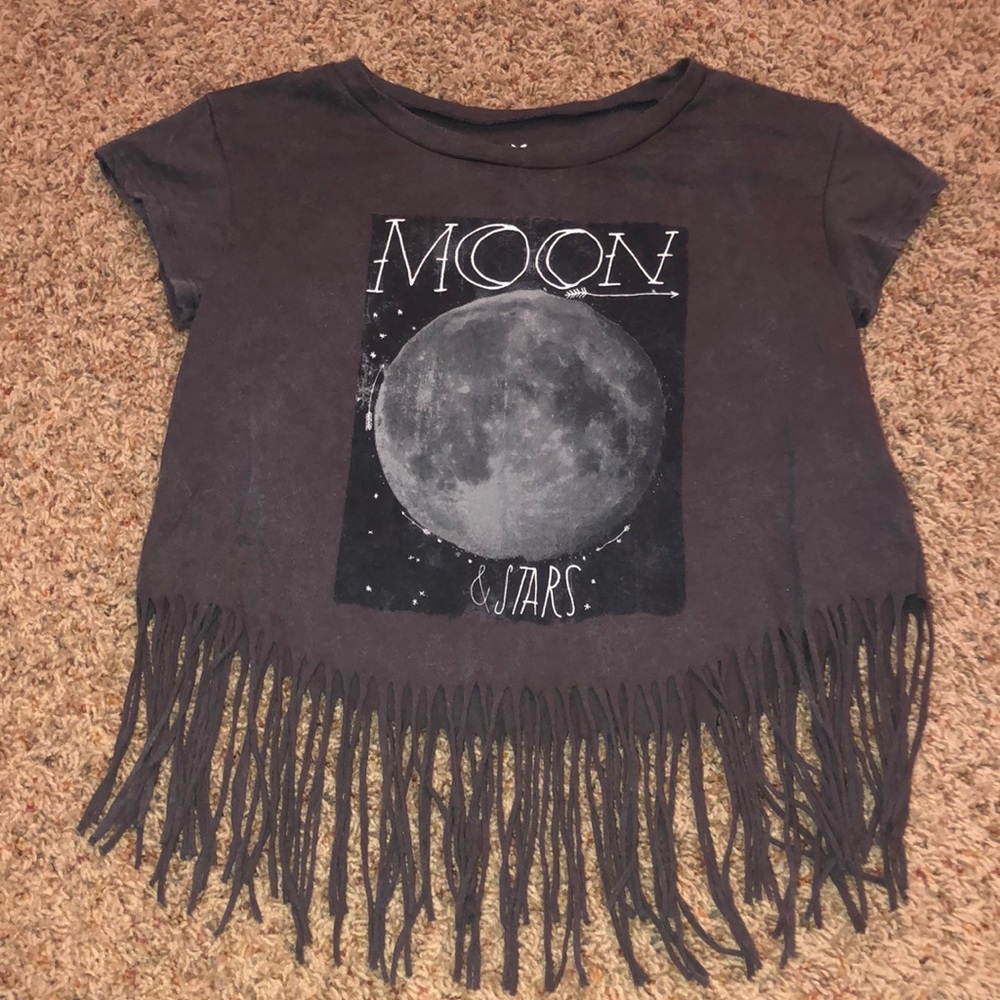 AMERICAN EAGLE fringe top XS